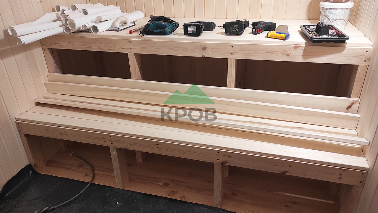 полки из осины сорт а